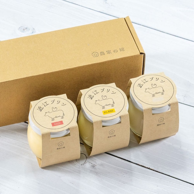 近江プリンアソート3個セット